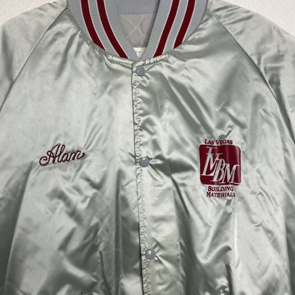 DeLong Men’s Vintage Nylon Bomber Jacket WPL 8936 NWOT - Picture 2 of 8